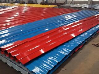 Color-coated roofing sheets, ultra durability, fully waterproof, steel made, easy to install system.