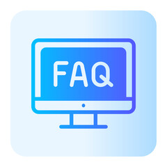 faq gradient icon