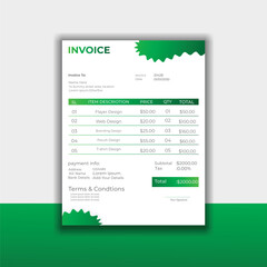 minimal corporate business bill form, price list, cash memy
 payment receipt vector set bundle,
 editable stationery one page agreement design

