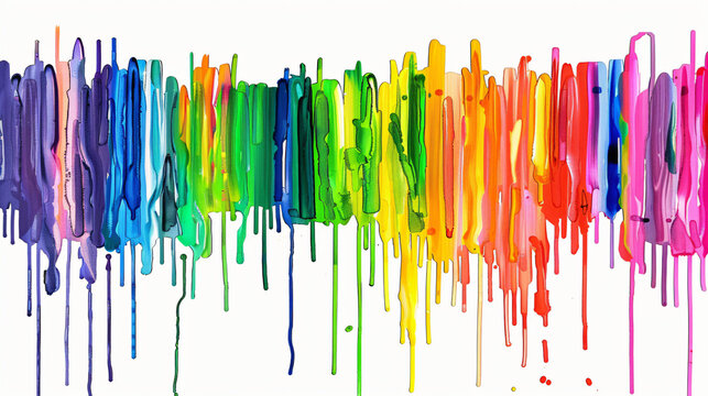 Rainbow barcode creative colorful artwork symbol