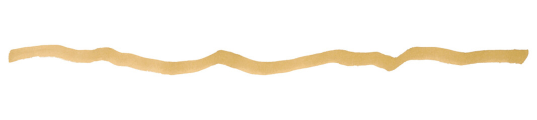 Light brown brush strokes isolated on transparent background.