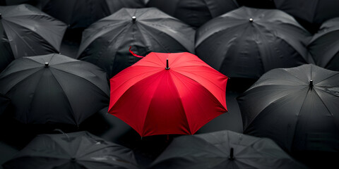red and black umbrella background wallpepar
