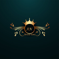 creative initial an latter  logo design with modern business vector template creative isolated  monogram logo design 