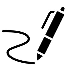 bolpoin icon, pen icon