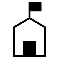 School building icon