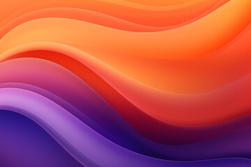 Orange to Purple abstract fluid gradient design, curved wave in motion background for banner, wallpaper, poster, template, flier and cover