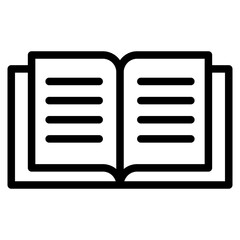 Open book icon 