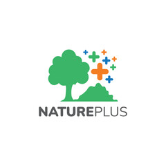 Nature Plus Logo Vector 