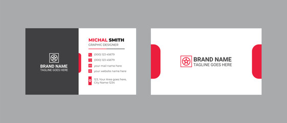 Simple business card design template for your business