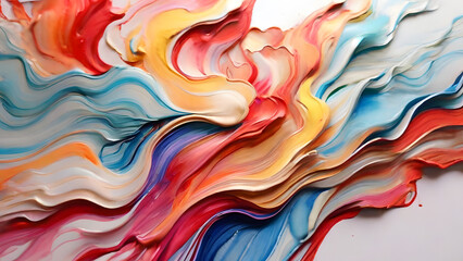 The combined flow of imaginary colors