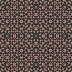 Seamless braided pattern of lines. Square abstract pattern. Woven fabric texture
