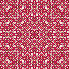 Fototapeta premium Seamless braided pattern of lines. Square abstract pattern. Woven fabric texture