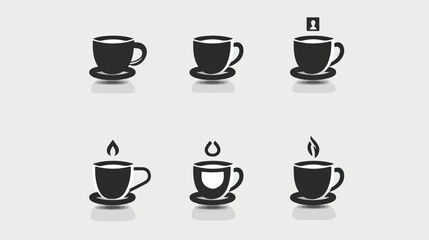 Mug icon or logo isolated sign symbol vector illustration