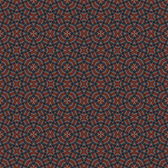 Seamless braided pattern of lines. Square abstract pattern. Woven fabric texture