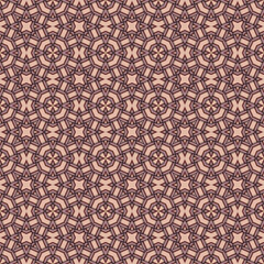 Seamless braided pattern of lines. Square abstract pattern. Woven fabric texture