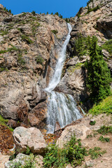 Burkhan-Bulak is the highest (168 meters) waterfall in Kazakhstan, located in the southeast of the country in the Zhetysu region