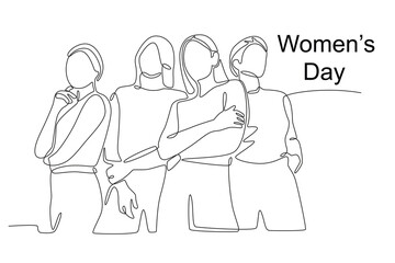 First International Women's Day