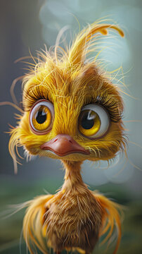 Tweety portrayed with a high degree of realism