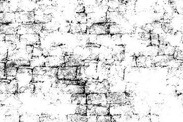 Grunge background of black and white texture. Abstract pattern of elements. Monochrome print and...