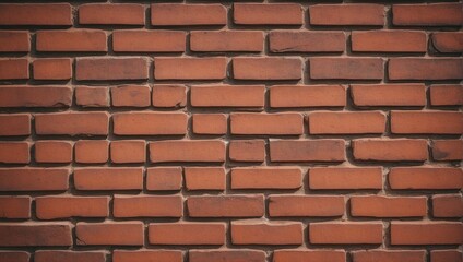 Fototapeta premium Timeless Red Brick Wall Background. AI Generated 