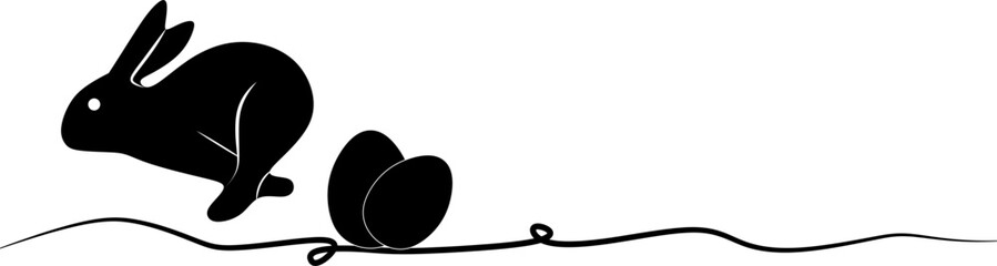 illustration of a silhouette of a egg