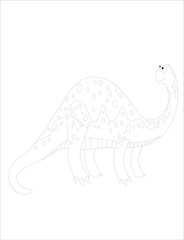 dinosaur coloring page 