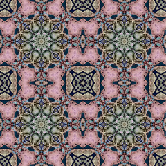 Seamless abstract square pattern. Watercolor art texture