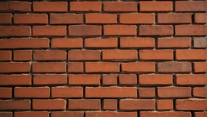 Obraz premium Vintage Red Brick Wall Background. AI Generated 