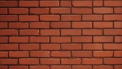 Fototapeta premium Vintage Brown Brick Wall Background Texture. AI Generated 