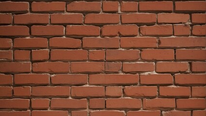 Obraz premium Textured Brown Brick Wall Background. AI Generated 