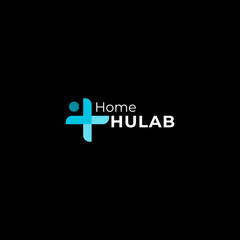 Home Hulab, Medical, Health logo design for Hospital
