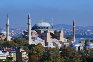 Fototapeta na wymiar Hagia Sophia Mosque, Istanbul, Turkey
