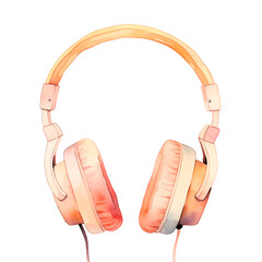 hand holding headphones