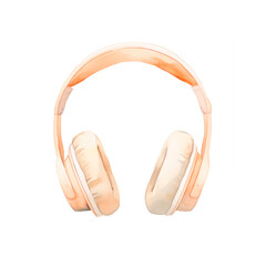 headphones isolated on white