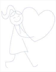 valentine coloring page