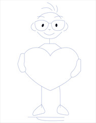 valentine coloring page