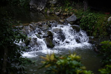 Small waterfall in Dong village