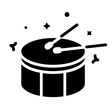 Snare drum icon. Icon about hobbies