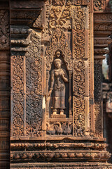 Banteay Srei Hindu Temple located in the area of Angkor Wat, Cambodia - 749499165