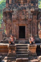 Banteay Srei Hindu Temple located in the area of Angkor Wat, Cambodia - 749499338