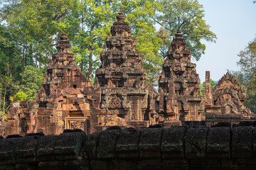 Banteay Srei Hindu Temple located in the area of Angkor Wat, Cambodia - 749499564