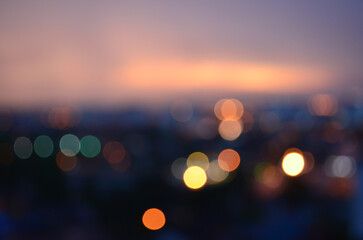 Abstract bokeh lights with soft light background. Abstract blurred light element that can be used...