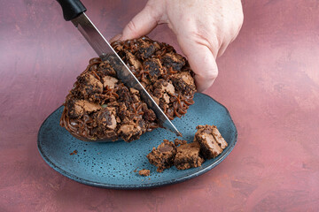 Spoon Easter egg with Brazilian truffle filling and brownie topping_9.