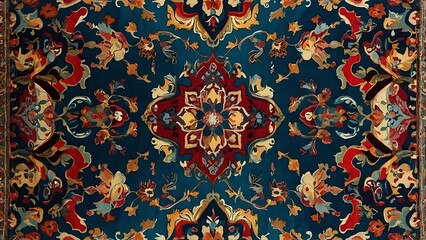 Vintage Pattern Design on Seamless Texture Background