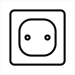 Vector electric plug and socket illustration