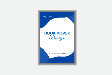 simple creative book cover design template 