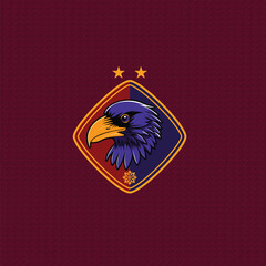 Unleash your team's spirit! This raven logo is ready to take flight. Download here! 