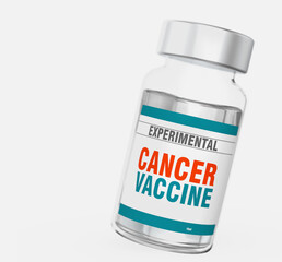Bottle of Vaccine, treatment of Cancer - 749509507