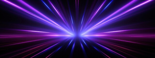Naklejka premium Vibrant Purple and Blue Background With Bright Lights Generative AI
