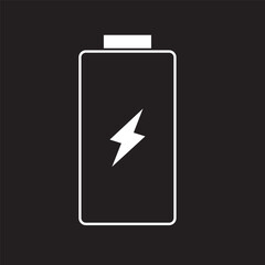 Battery icon set. battery charge level. battery Charging icon